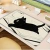 Cute Cat Mouse Pad Game Console Pad Keyboard Mouse Pad Desk Accessories Office Pad Computer Laptop Pad Overlock