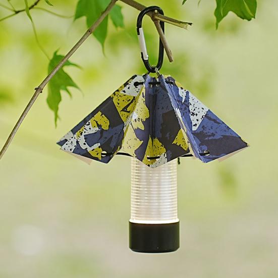 מנורת אהיל חיצונית קלת משקל עמידה במים מתקפלת נייר קראפט אהיל אור לקמפינג כיסוי פנס תלוי קישוט אביזרי מנורה