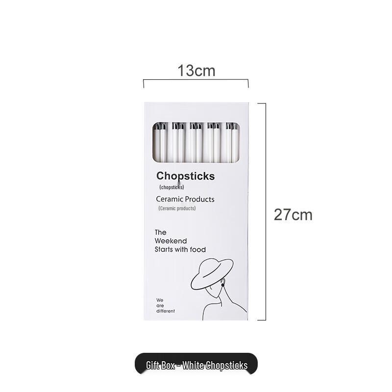 Elegant Chinese Ceramic Chopsticks Gift Set