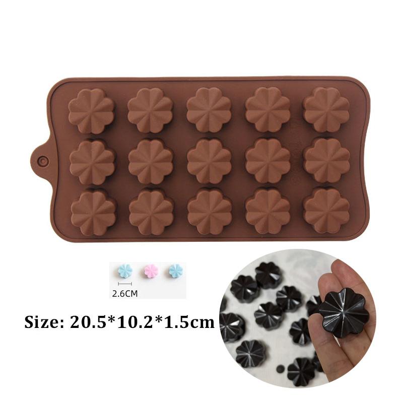 1-29 Handmade Silicone Mould Chocolate Candy Jelly Pudding Ice Mold Baking Tool