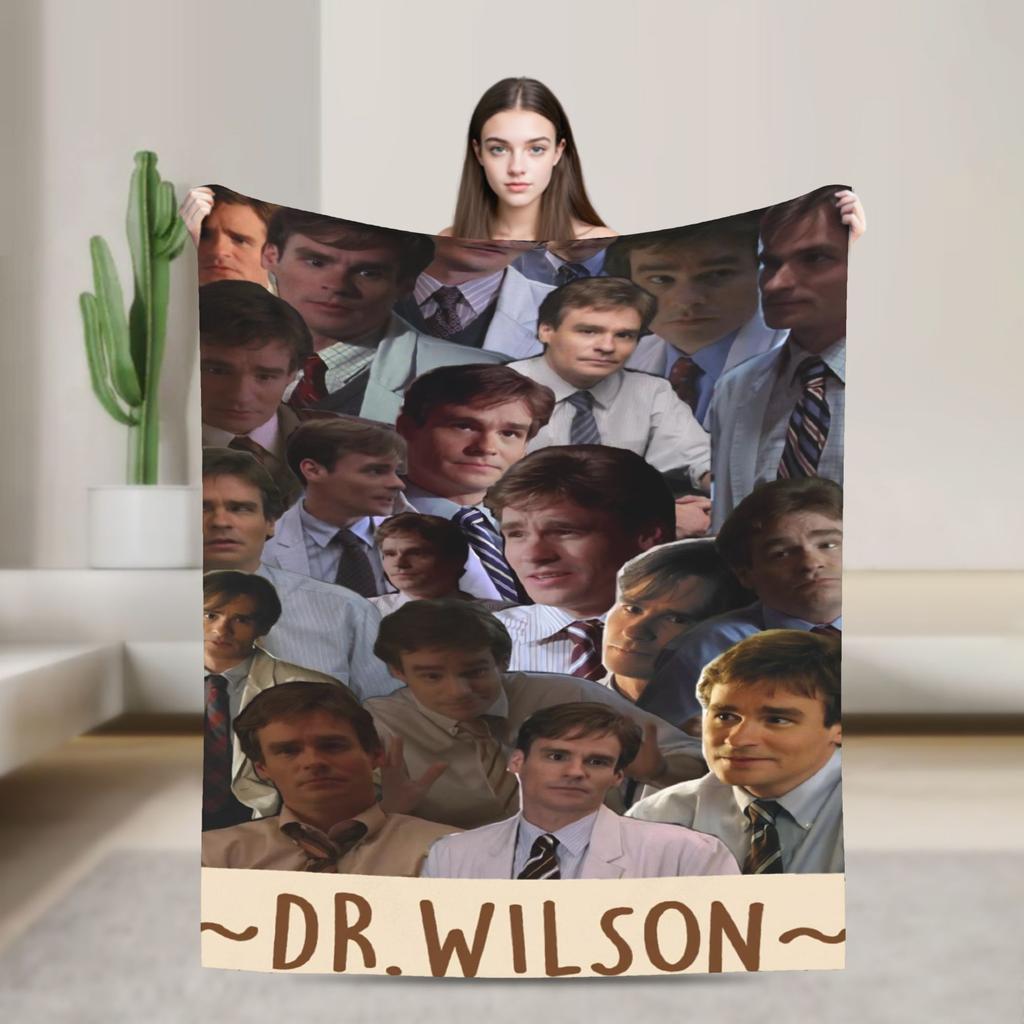 Dr. Gregory House Blankets Quality Warm Soft House MD American Television Bedding Throws Winter Travel Bedroom Funny Bedspread