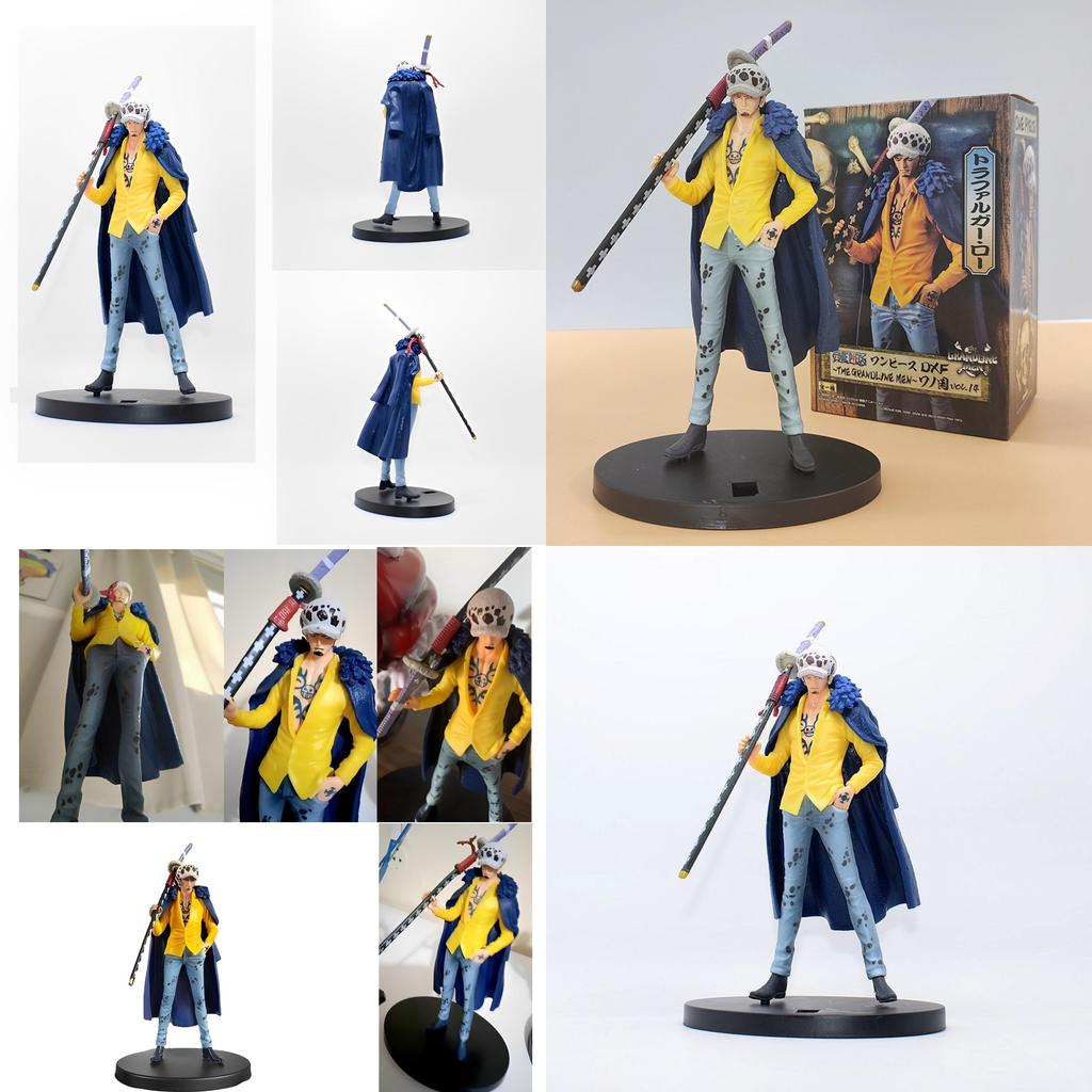 6.69'' One Piece Trafalgar Law Anime Pvc Action Doll Model Toy Gift Decor