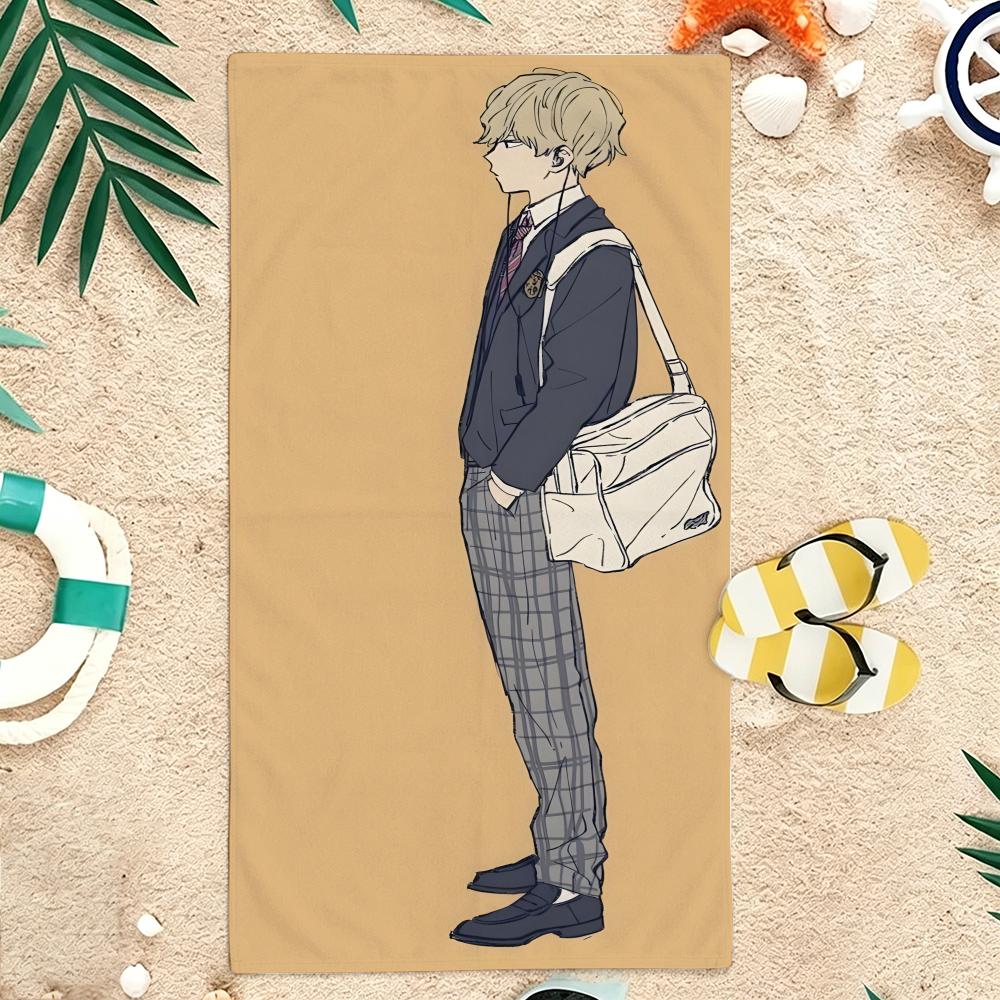 Anime C-Cool Doji D-Danshi Towel Microfiber soft Beach Towel for Travel Fitness Sauna Bathing Camping