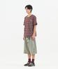 Nontai Multi Stripe Ringer Tee (Wine)