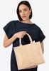 Wittchen Women's Woven Straw Beige Polypropylene Shopper Bag