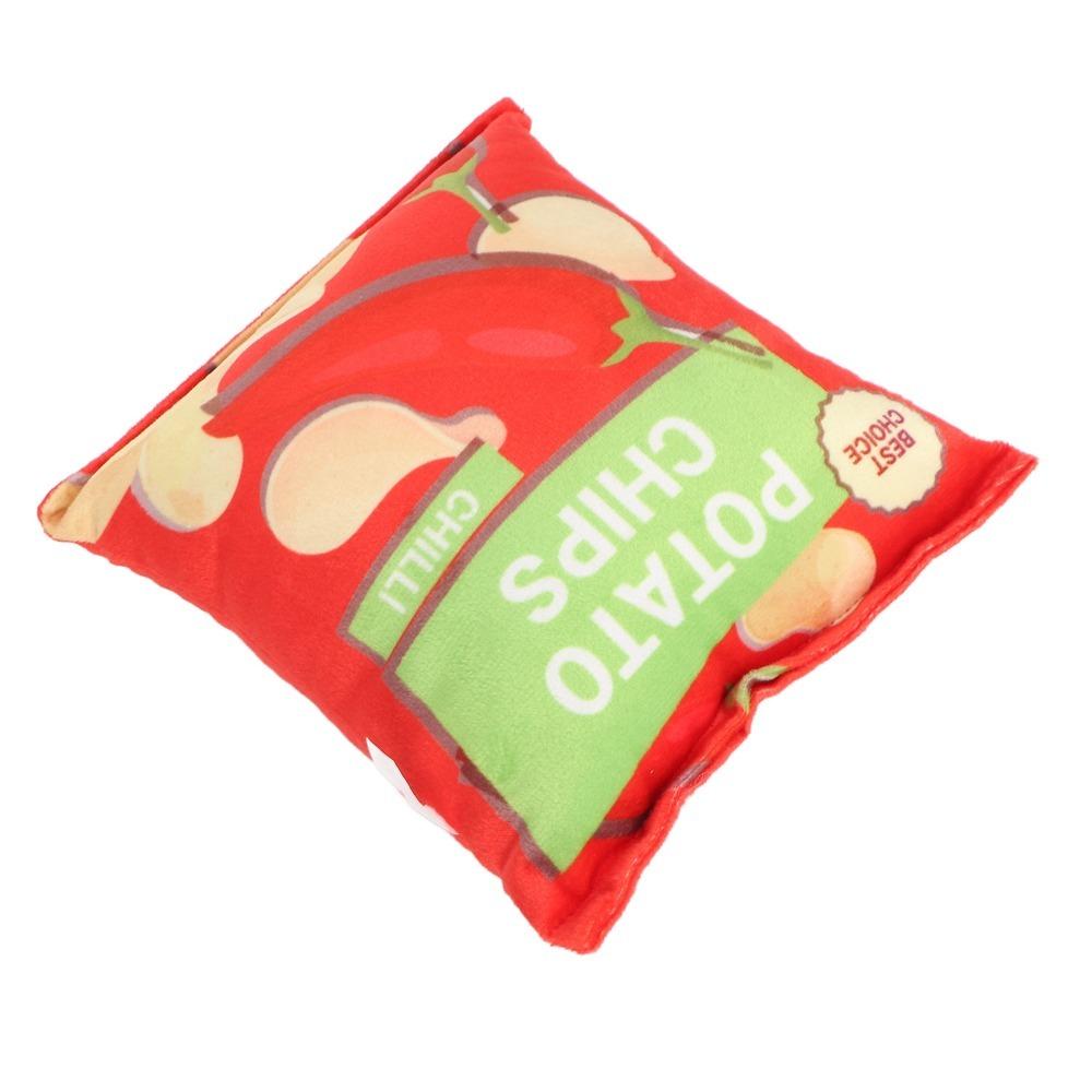 Bite Tough Plush Pet Toy Soft Plush Fabric Crinkle Paper Pet Toy Indoor Entertainment Play