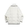 ELLE Basic Large Lapel Duck Down Color Block Oversized Fashion Design Casual Loose Versatile Puffer Long Sleeve Down Jacket Women outerwear EY53307