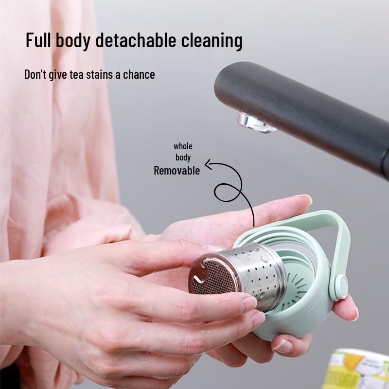 Buydeem Portable Tea Infuser Glass Bottle