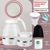 Silicone Foldable Electric Kettle for Travel and Household, Automatic Function
