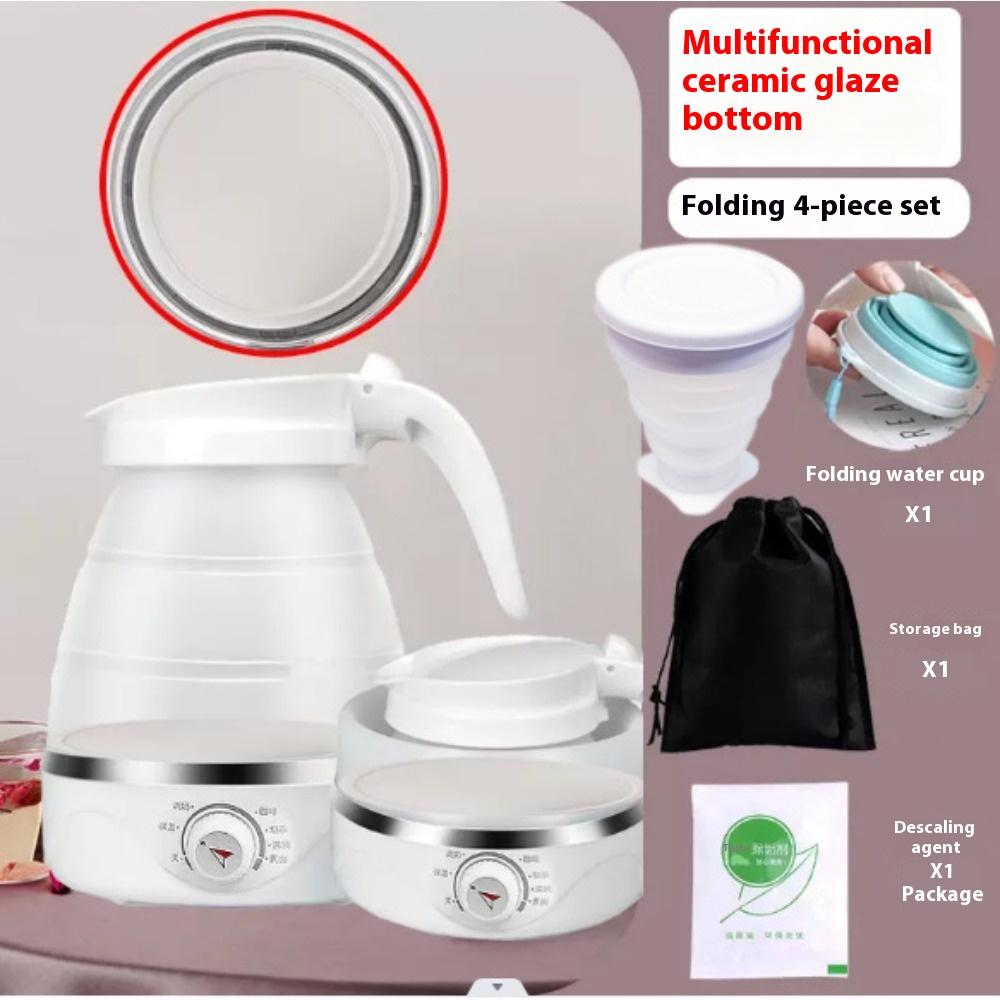 Silicone Foldable Electric Kettle for Travel and Household, Automatic Function