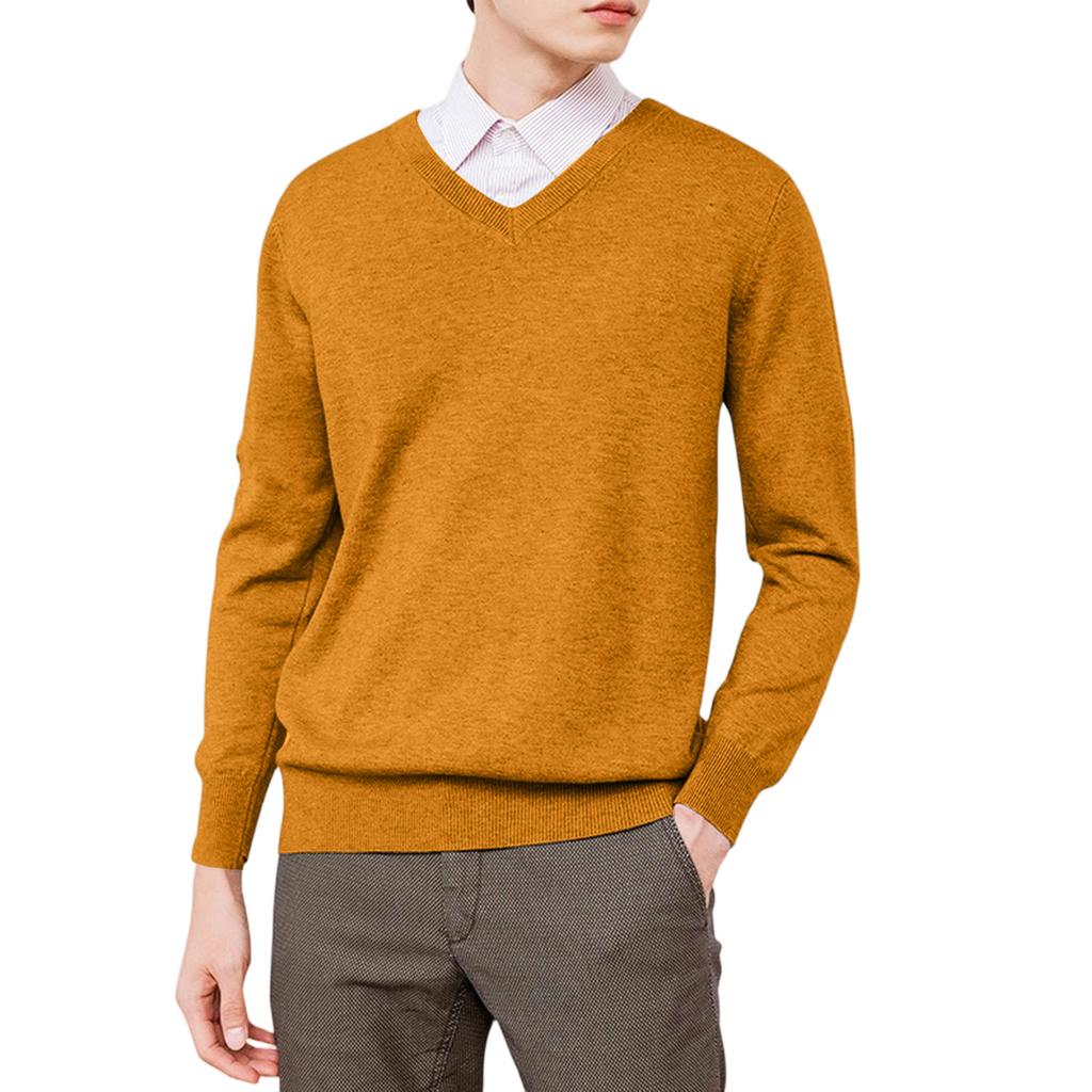 Men's V-Neck Leisure Keep Warm Sweater