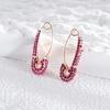 Colorful Geometric Elegant Rhinestone Earrings Perfect For Any Outfit
