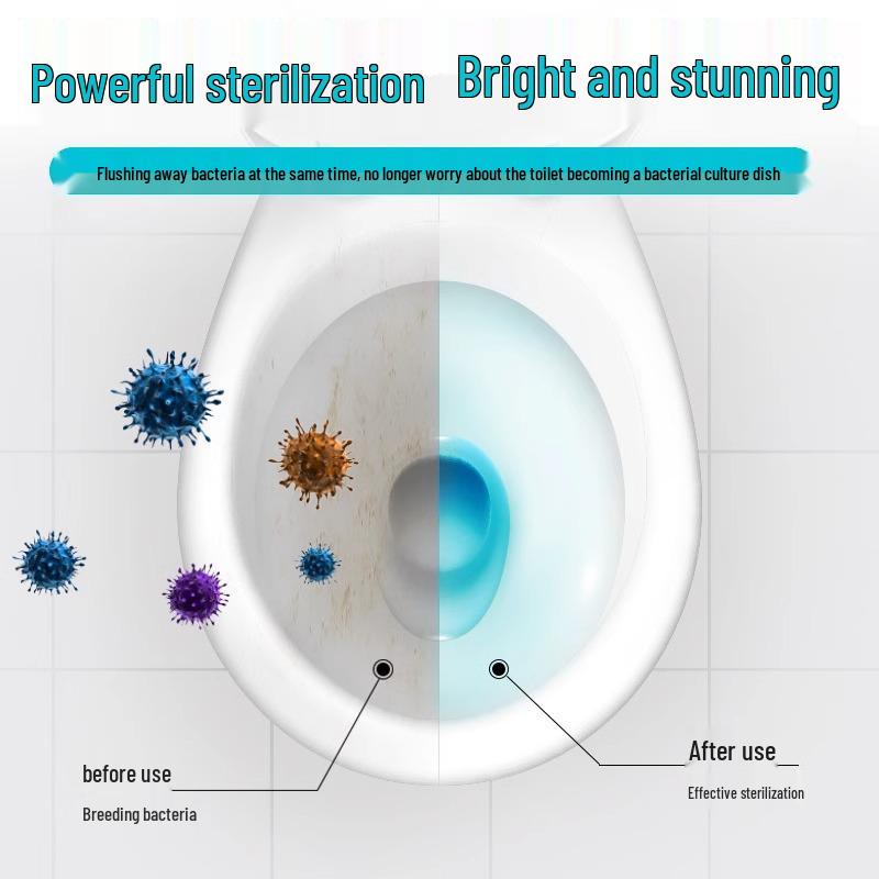 Blue Bubble Bear Toilet Cleaner for Deodorizing and Odor Removal