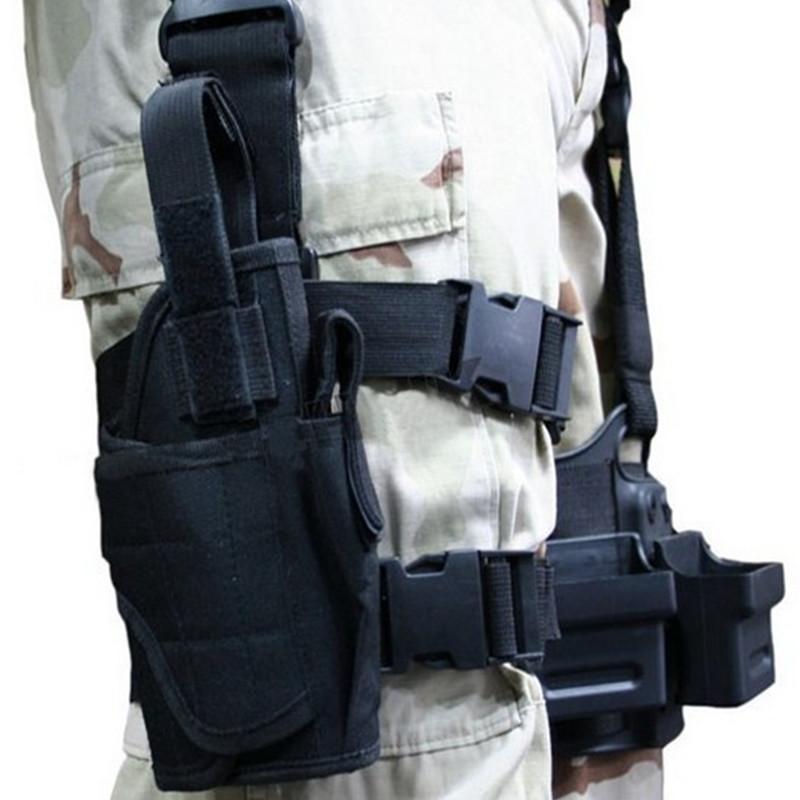 Universal Left Right Hand Gun Holster Tactical Tornado Drop Leg Thigh Holsters Hunting Airsoft Glock Handgun Holder Bag