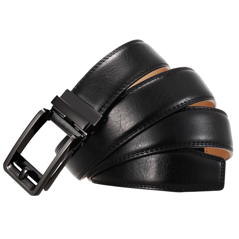 Men's Leather Automatic Buckle Business Belt LY36-32315-1