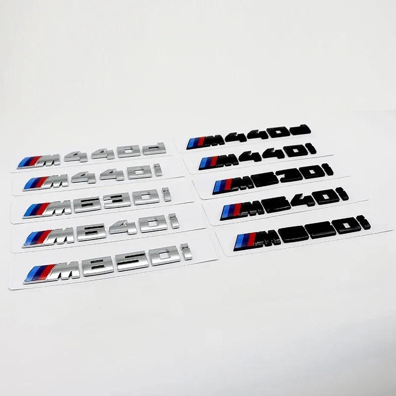 VYOJ1 Car 3D ABS Trunk Letters Logo Badge Emblem Decal Sticker For BMW M140 M145 M235 M240 M340 M530 M550 M760LI M135 E39 E60 E61 F48