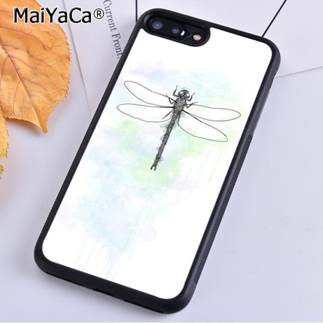 MaiYaCa Colorful Dragonfly Phone Case For iPhone 17 Air 16 15 14 plus 11 12 13 Pro Max coque Cover Shell
