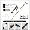 Easy To Carry 345g Travel Walking Stick With Aircraft Grade Aluminum Build And Complete Accessories Included