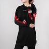 adidas Neo Casual Sports Mid-Length Hooded Pullover American Vintage Sweatshirt Women Sweatshirt Black EI4444