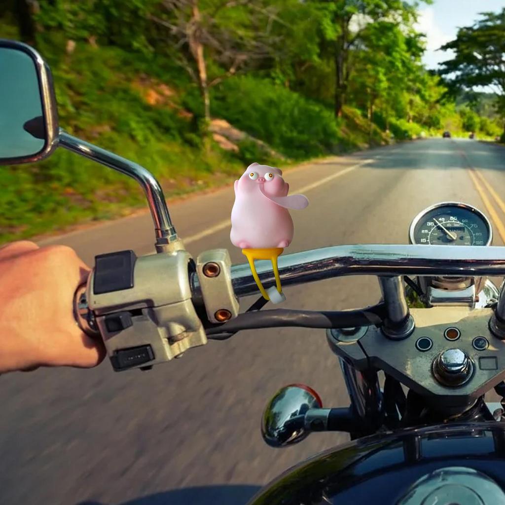 Bicycle Handlebar Ornament Cartoon Animal Bicycle Handlebar Decoration Accessory For Scooter Cycling Riding Kids Outdoors Sports