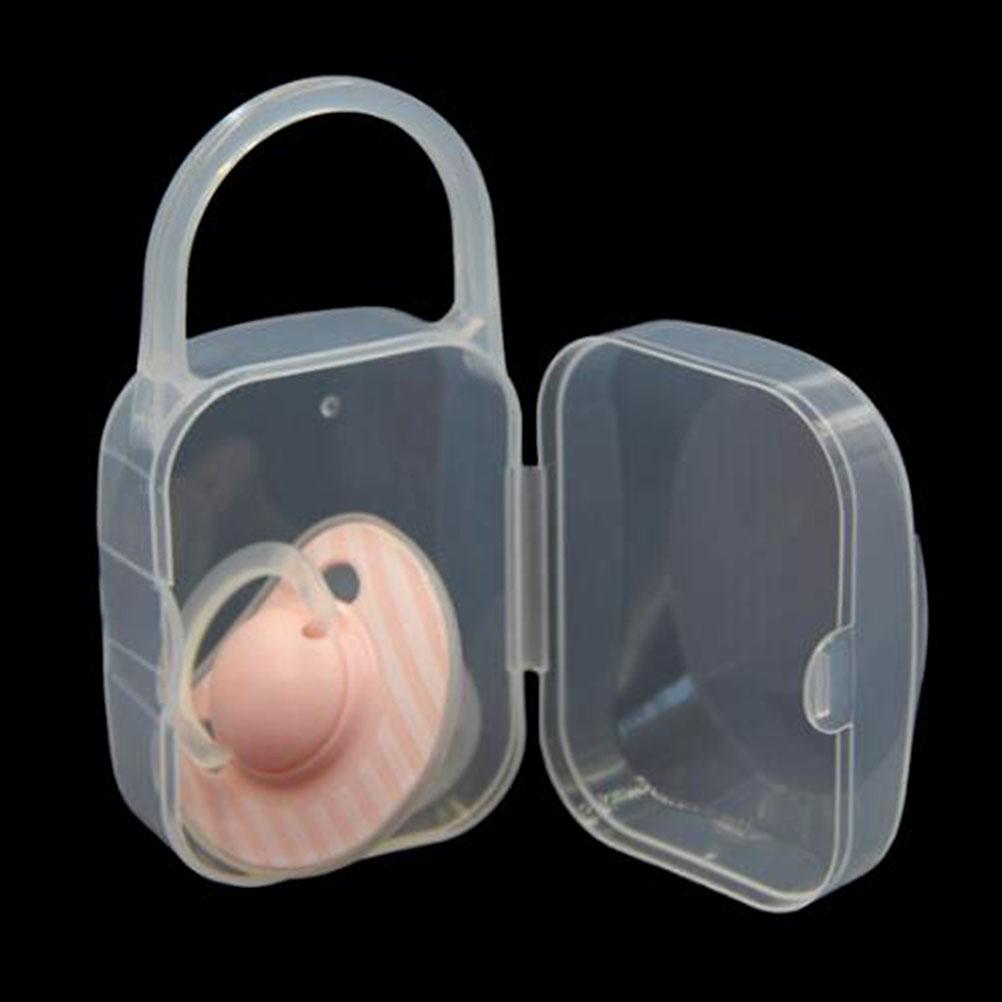 Baby Pacifier Storage Container Buy 6PCS Transparent Toddler Pacifier Box Portable Baby Infant Pacifier ...