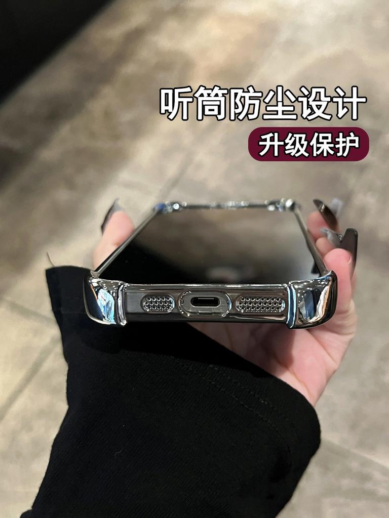 Luxury Shockproof Phone Case For iPhone 16 15 11 12 13 14 Pro Max Xs XR 7 8 Plus 6s 16e Lens Film Bumper Transparent Air Cover