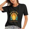Toast Burn  Cotton T Shirt, Pure Cotton Premium Print, Durable And Casual Fashion, Featuring A Funny Fire Character Wishing You Burnt Toast Everyday, 