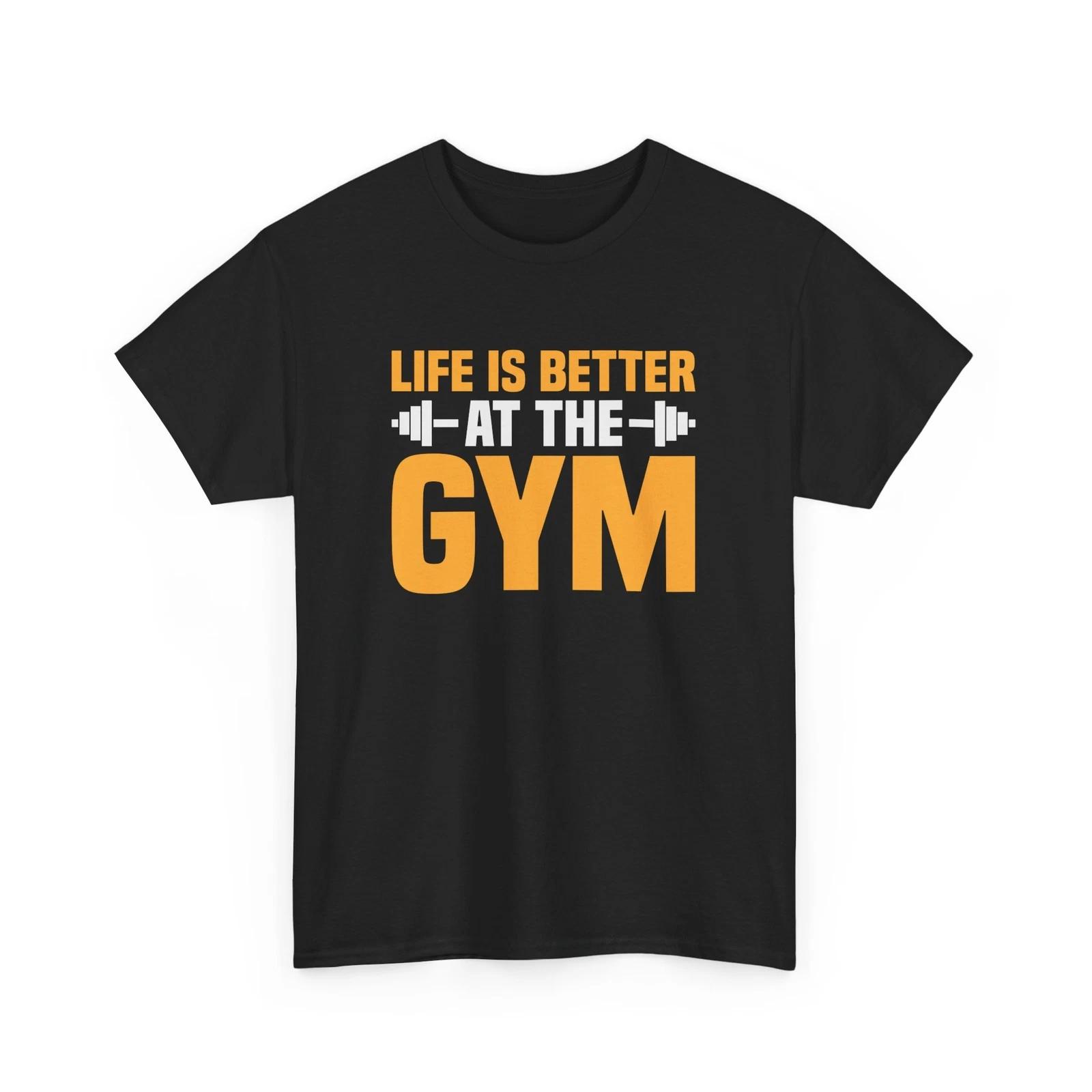 

Just Lift T-Shirt | Gym Enthusiast Workout Tee | LIFE IS BETTER AT THE GYM Shirt 2XL