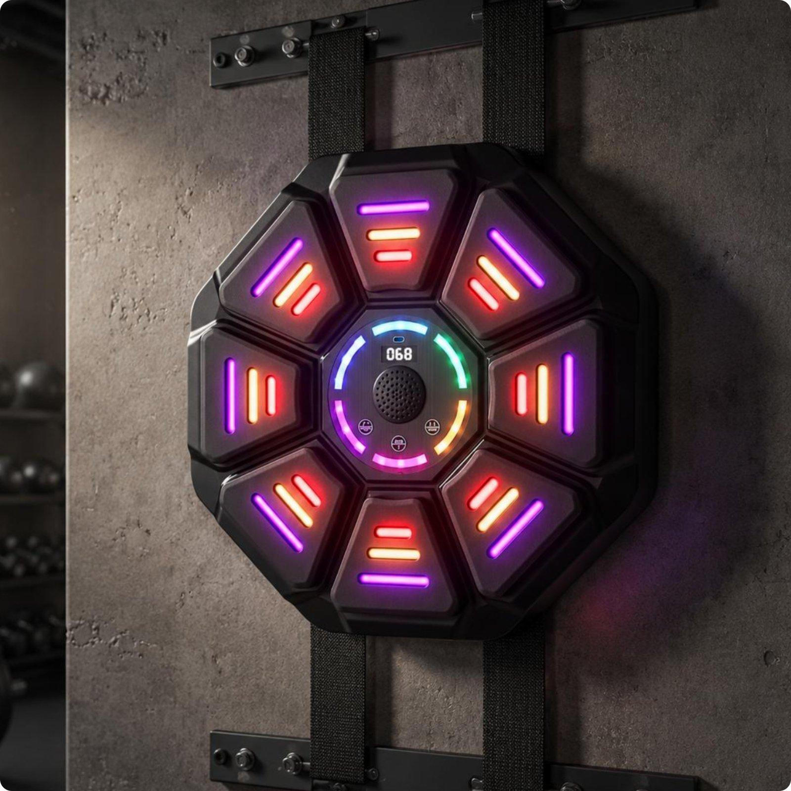 Boxing Machine with music WallAttached Bluetooth Connection Punch Target