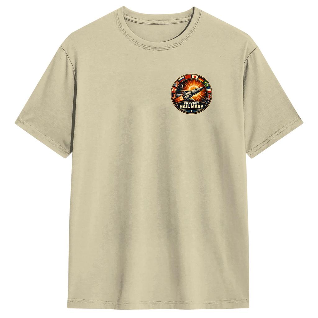 Vintage TShirt Summer Project Hail Mary Film Logo Fashion TShirts Cotton Tee Shirt for Unisex Y2K Classic Short Sleeve Tops