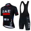 Grenzüberschreitender Heißverkauf Tour de France UAE UAE Team Radsportanzug kurzärmeliger Anzug Herren Radsportbekleidung schnelltrocknend atmungsaktiv