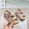 New Summer Children's Sandals Korean Style Soft Sole Beach Shoes for Kids Girls Open-Toe Casual Shoes