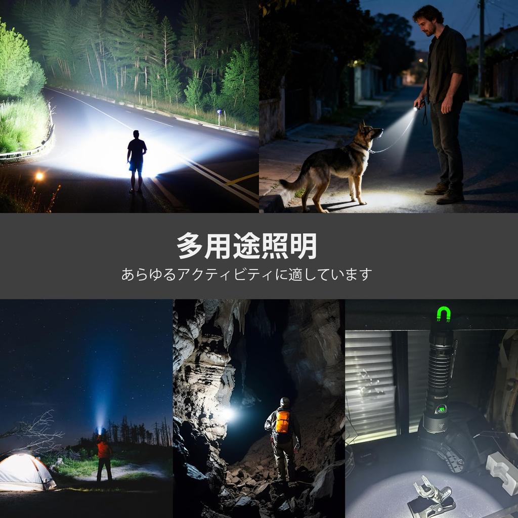 Wurkkos TS28 Rechargeable LED 3200 506m Beam Magnetic Fast 5000mAh High 8 Lighting 2 Operation IP68 Light for Outdoor and Emergencies Flashlight,