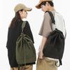Schoolbag New Drawstring Backpack Japanese and Korean Niche Couple Backpack Retro Neutral Trendy Cool Outdoor Sports Backpack