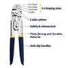 Pince à sertir SPEEDWOX avec 180 Cosses à double barillet en aluminium pour sertissage de boucles et de câbles d'acier Poignée ergonomique pour sertissage jusqu'à
