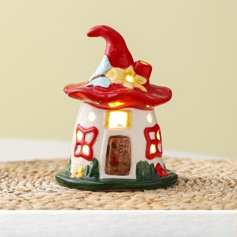 

Ceramic Magic House House Night Light Bedside Atmosphere Girl Girlfriend Birthday Gift Decoration Ornament