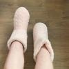 Women Winter Couple Warm Slippers Non-slip Thicken Plus Velvet Design Soft Indoor Floor Shoes for Home Bedroom Living Room Cold Days Comfort Wear