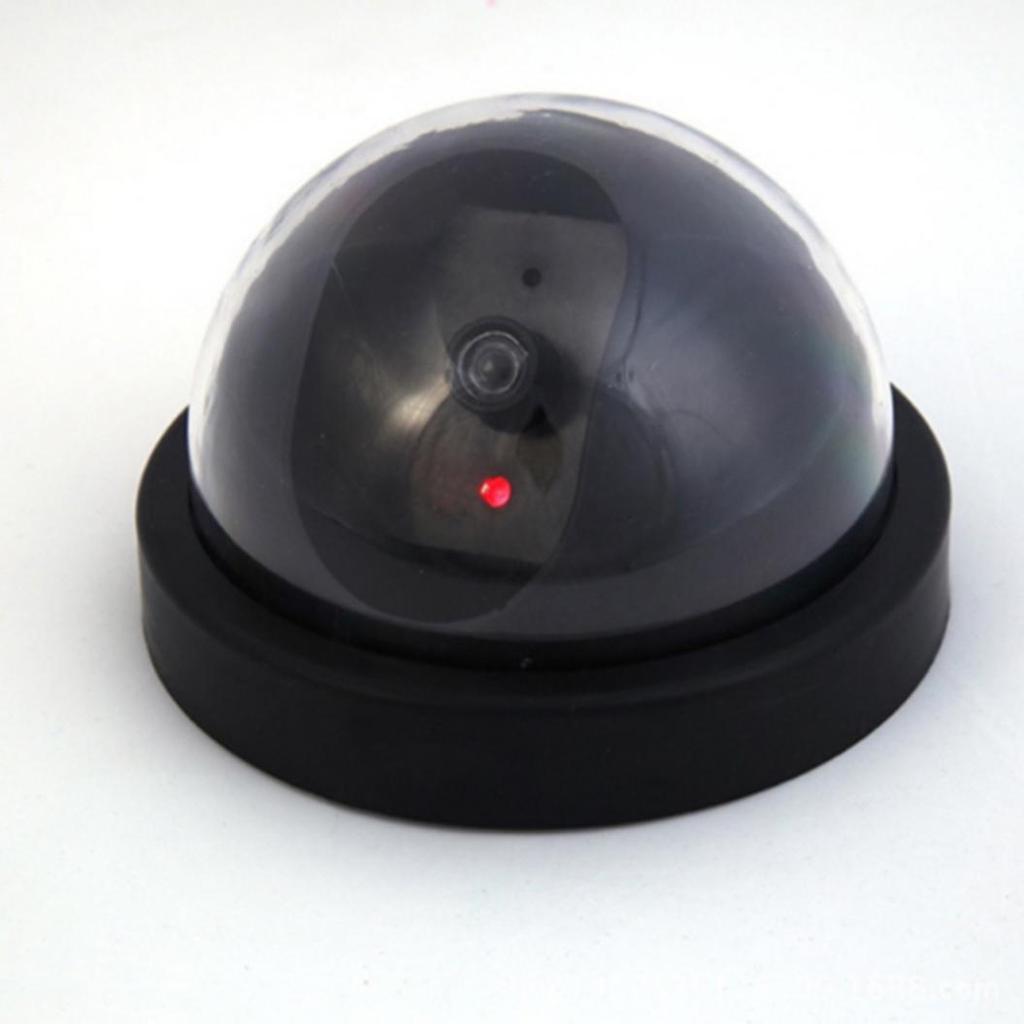 Wireless LED Fake Dome Camera Surveillance Flashing Home Dummy Security