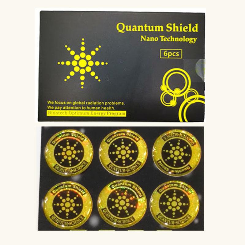 Six-Piece Energy Shield: Anti-Radiation Mobile Phone Stickers with Negative Ions