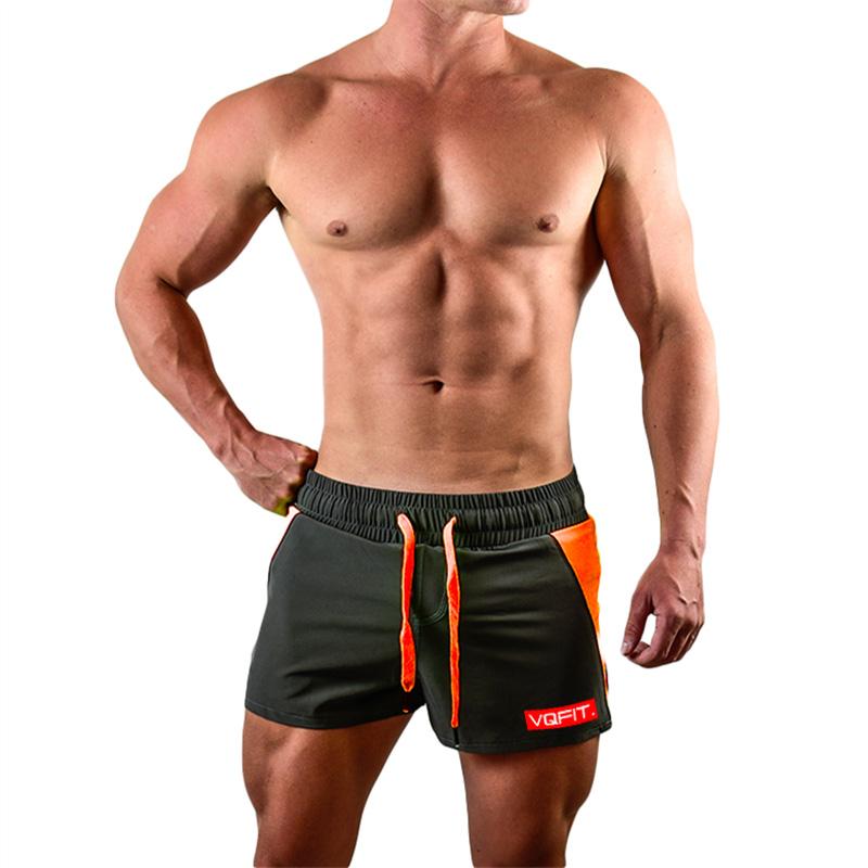 Muscleguys Summer Gyms Shorts Men Bermuda Beach Hot Cargo Simple Patchwork Solid Men Board Shorts Male Brand Fitness Mens Shorts