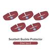 WET1 Car Seatbelt Buckle Protector Leather Anti Scratch Interior Guard For Volkswagen VW Passat Golf 4 5 6 Tiguan Polo Scirocco Jetta