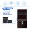 5.25 Inch Desktop Pc Case Internal Front Panel Usb Hub 2 Ports Usb 3.0 And 2 Ports Usb 2.0 With Hd Audio Port 20 Pin Connector