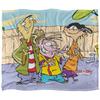 Ed, Edd N Eddy Backyard Boys Silky Supersoft Blanket