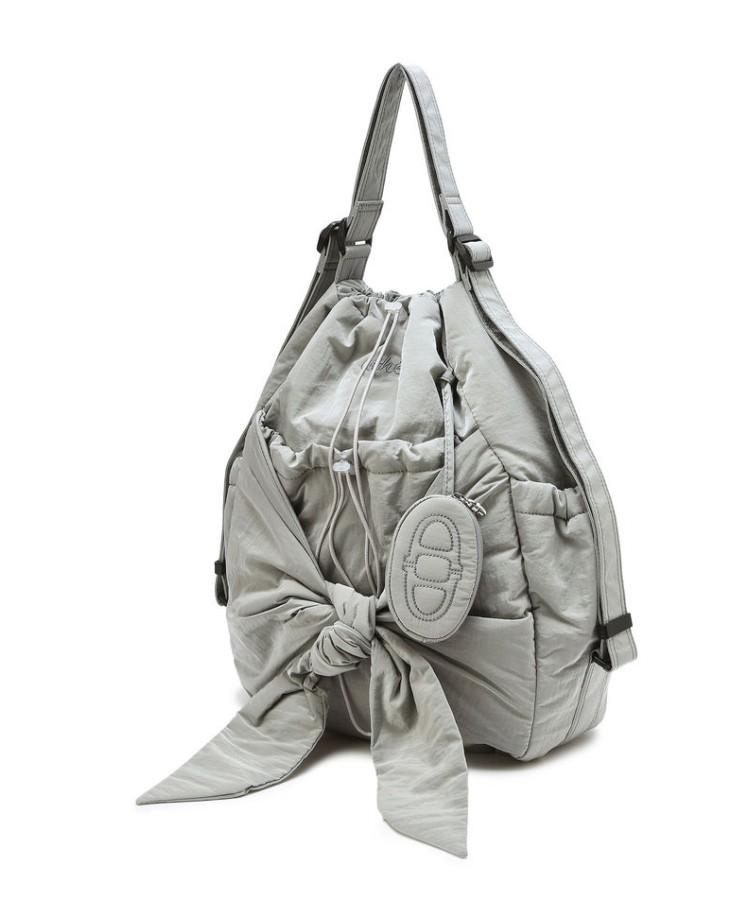 Athe Vanessabruno [Ruban] Gray Ribbon Backpack/Shoulder Bag L Aaba5F901G2