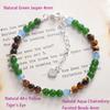 VENTFILLE 925 Sterling Silver Bead Turquoise Agate Bracelet For Women Girl RetroVersatile Originality Jewelry Gift Dropshipping