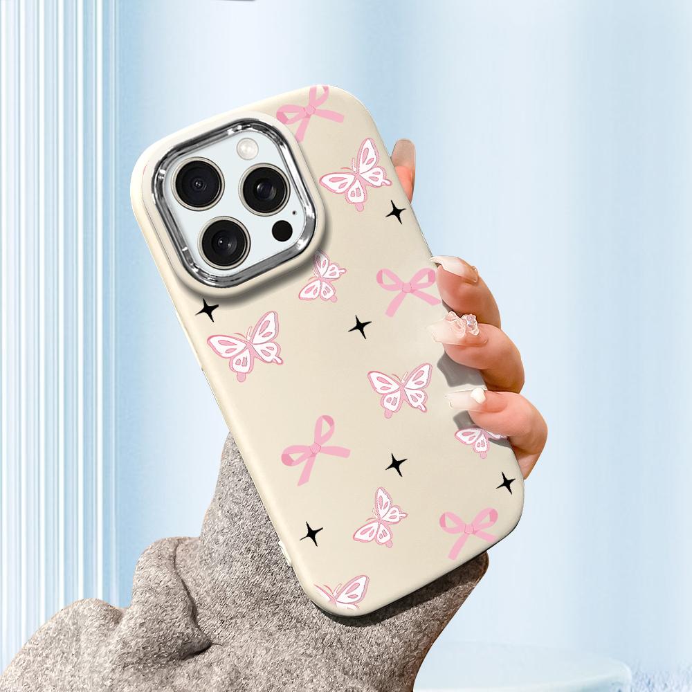 Jednobarevný stříbrný okraj čočky Mastné pouzdro Měkký TPU tekutý silikonový kryt odolný proti nárazům Pouzdro na telefon pro Huawei Honor iPhone Infinix Tecno Vivo