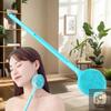 Single Pack Double-Sided Silicone Massage Brush for Deep Body Cleansing and Exfoliation