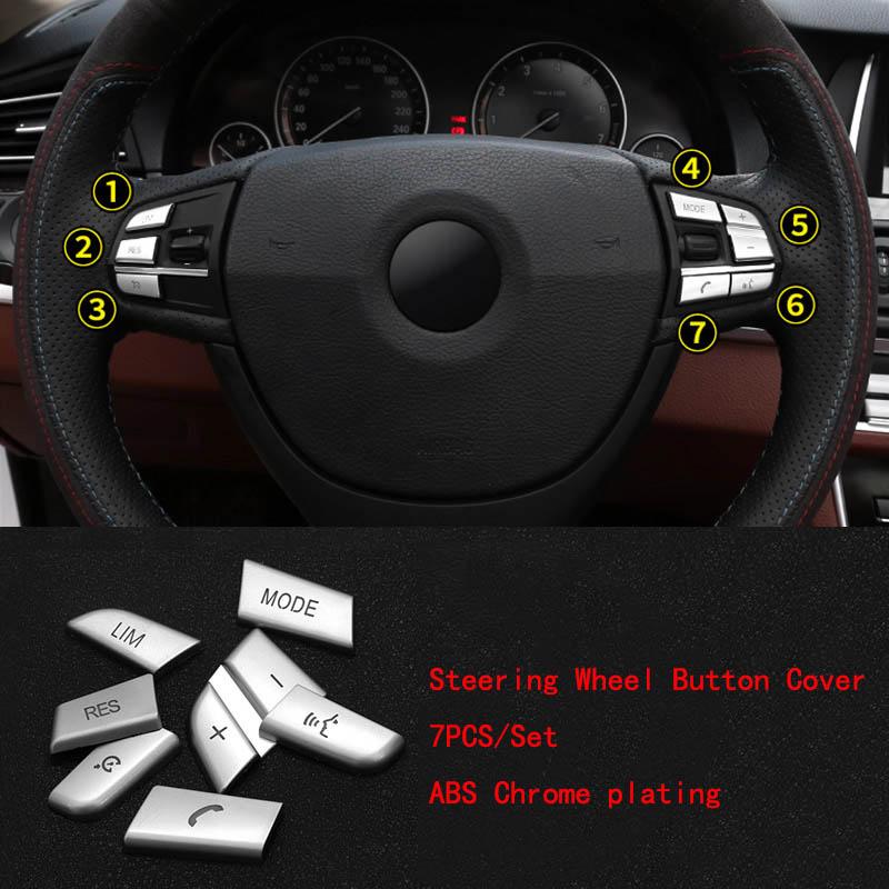 Chrome Gear Shift Panel Front Headlight Switch Engine Start Stop P Shift Button Cover Trim For BMW 2 3 4 Series 3GT F30 F20 F36