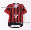 Maglia da Calcio Retrò Uomo AC Milan/Inter Milan/Juventus - Manica Corta Estiva, Ampia e Traspirante.