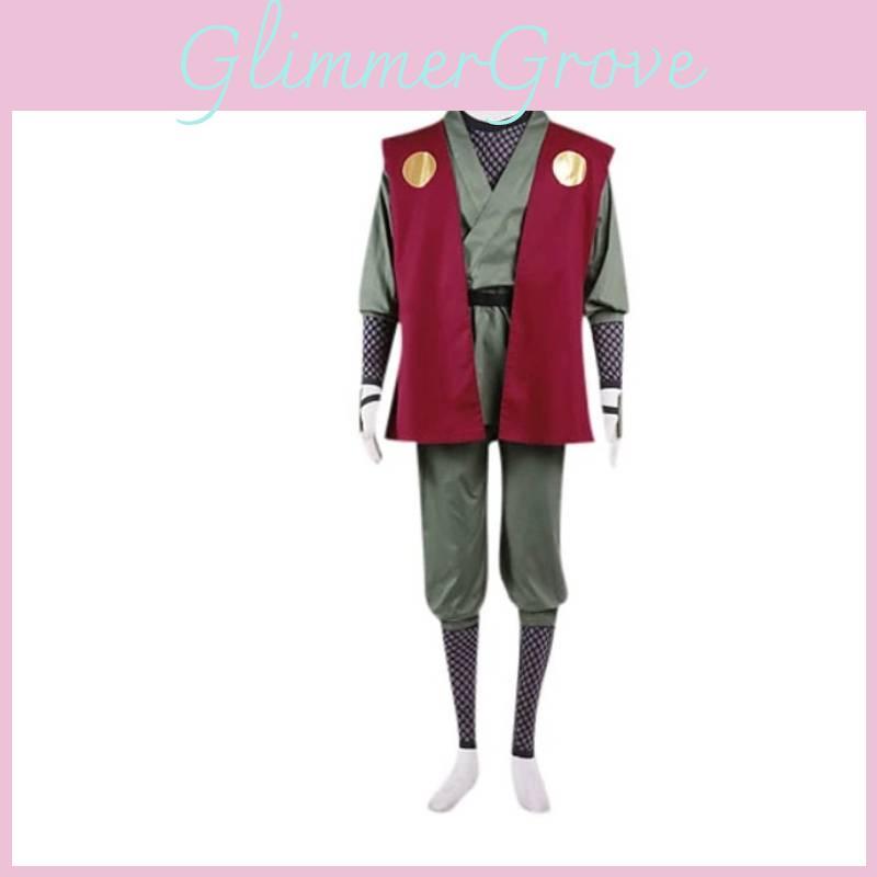 Naruto Jiraiya Cosplay Attire For Anime Role Play With Elegant Traditional Elements For Halloween